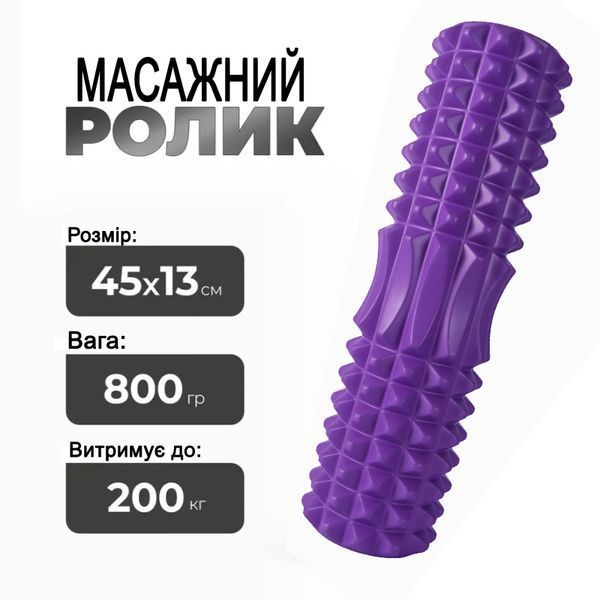 Подарочный набор для йоги Коврик двусторонний 183х61 см и рол-массажер и блоки 2 шт Feel Fit розовый MS-0613-NB12 фото