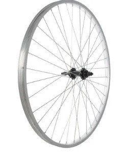 Колесо переднє 27.5" FR, DIS AL 36H 14G HLQ-09 silver ST Vbr SHUNFENG HB-03 ED з QR W2003 TF-AL-264 фото