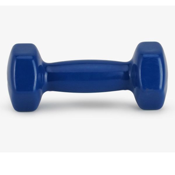 Гантель с виниловым покрытием 2 кг Feel Fit 1 шт Синий M-0289-2-RD фото