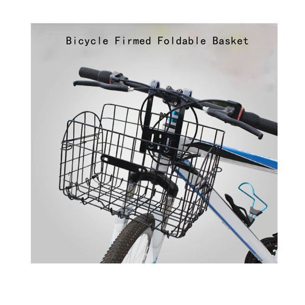 Кошик на велосипед складаний з кріпленням Feel Fit чорний CL-004 фото