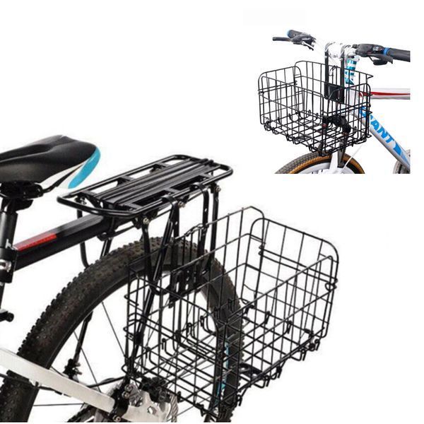 Кошик на велосипед складаний з кріпленням Feel Fit чорний CL-004 фото