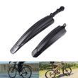 Крила велосипедні для колес 20'' 24'' 26'' Feel Fit Чорні 1280DNB-002-3 фото