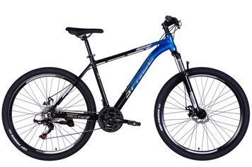 Велосипед AL 27.5'' SPACE PHAETON DD FR рама-19'' черно-синий 2025 OPS-SP-27.5-040 фото