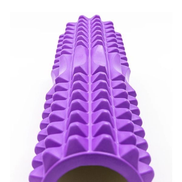 Массажер, рулон для йоги 45*13 см рельефный Feel Fit Фиолетовый MS-1843-25-WL фото