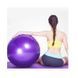 Мяч для пилатеса, фитнеса и йоги 65 см Feel Fit фитбол Фиолетовый 065-WL фото 2