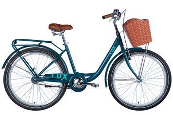 Велосипед уцінений ST 26'' Dorozhnik LUX Velosteel рама-17'' смарагдовий (матовий) 2024 STK-D-26-293 фото
