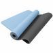 Набор для фитнеса и пилатеса Двухсторонний коврик, мяч и 2 блока для йоги Feel Fit синий MS-0613-NB139 фото 5