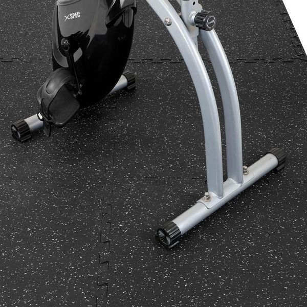 Мат-пазл татами повышенной плотности, ласточкин хвост, покрытие для спортзала Feel Fit 60*60*2 см 1 шт Черно-белый 6025-1-BL фото