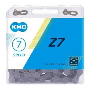 Цепь велосипедная KMC Z7 6/7 скоростей 114 звеньев 01427 1427 фото