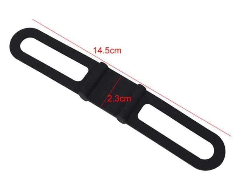 Тримач для ліхтарика силіконовий DJ-004 Feel Fit чорний DJ-004 фото