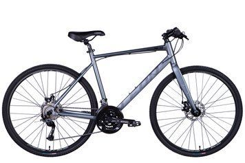 Велосипед AL 28'' Leon HD 80 DD рама-21'' сірий з чорним (матовий) 2024 OPS-LN-28-045 фото