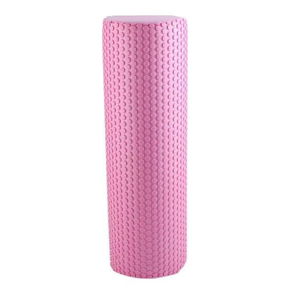 Массажный ролик гладкий рулон для йоги, фитнеса 45*15 см Feel Fit Розовый 02466-BL фото