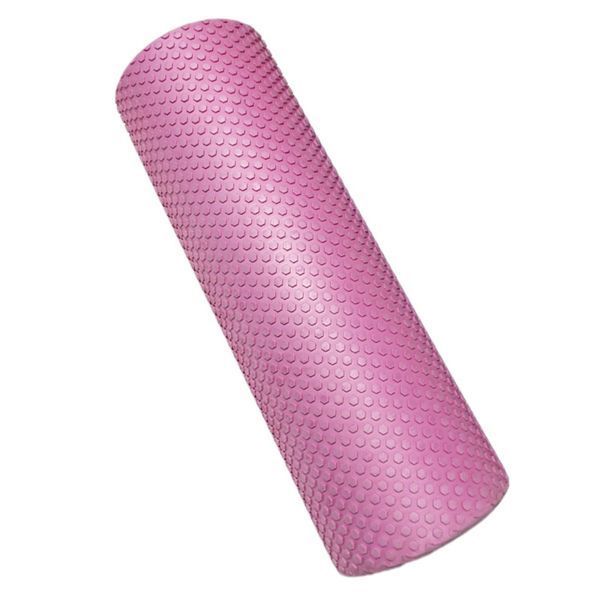 Массажный ролик гладкий рулон для йоги, фитнеса 45*15 см Feel Fit Розовый 02466-BL фото