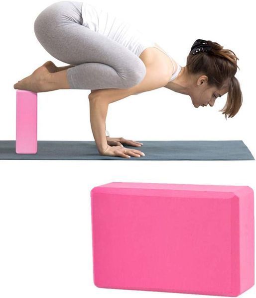 Набір для фитнесу та пілатесу Двосторонній килимок, м'яч та 2 блоки для йоги Feel Fit Рожево-сірий MS-0613-NB136 фото