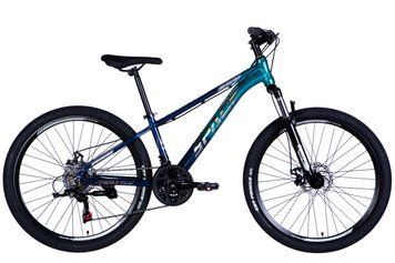 Велосипед AL 26'' SPACE PHAETON DD FR рама-13'' сине-зеленый 2025 OPS-SP-26-044 фото