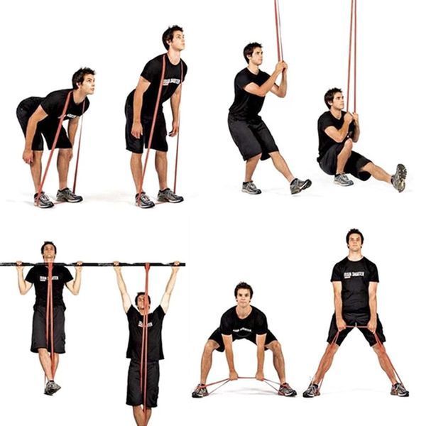 Резинка для фітнесу петля, стрічка-еспандер 15-35 кг 2080*13 мм Feel Fit Червона MS-4001-4 фото