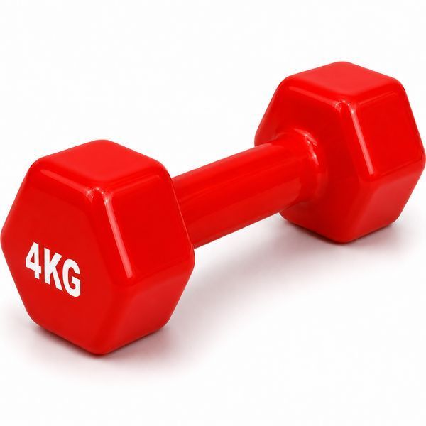 Набор гантель 22 кг с виниловым покрытием 2 кг, 4 кг, 5 кг Feel Fit по 2 штуки каждого веса M-2028913 фото