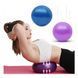 Мяч для пилатеса, фитнеса и йоги 25 см Feel Fit фитбол Фиолетовый 0278-RD фото 4