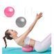 Мяч для пилатеса, фитнеса и йоги 25 см Feel Fit фитбол Серый 0278-RD фото 2