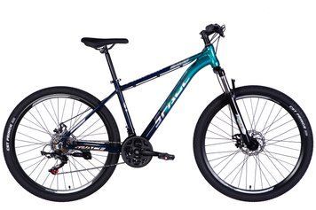 Велосипед AL 27.5'' SPACE PHAETON DD FR рама-17'' сине-зеленый 2025 OPS-SP-27.5-031 фото