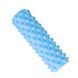 Набір для йоги, фітнесу МФР рол-масажер 45*13 см та килимок для йоги двосторонній та 2 блоки Синій MS-0613-NB12 фото 5