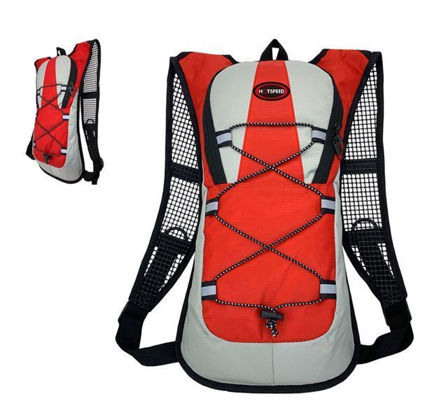 Мультиспортивний рюкзак 5 л с гидратором 2 л Feel Fit Черно-красный RZ-003 фото