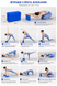 Блок для йоги, йога блок, кубик для фітнесу та розтяжки Feel Fit Синий MS-0858-3-OR фото 4
