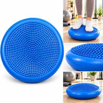 Балансировочная массажная подушка Feel Fit 34 см для фитнеса, йоги и пилатеса, до 120 кг MS 1651-2 фото