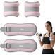 Регульовані обважнювачі для рук і ніг, спортивні манжети 1 кг 2 шт Feel Fit рожевий UTZ-04-GR фото 1