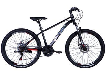 Велосипед ST 26'' SPACE NEPTUNE DD FR рама-15'' черно-красный 2024 OPS-SP-26-029 фото