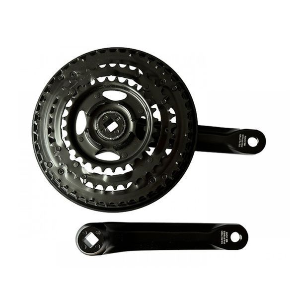Шатун Shimano Tourney FC-TY301 175 мм 42х34х24Т із захистом без фікс. болта (04449) 04449 фото