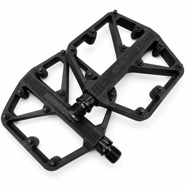 Нейлоновые велосипедные педали с шипами Feel Fit, 105&times;100 мм, 275 г платформенные педали для MTB, BMX 10103008 фото