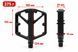 Нейлоновые велосипедные педали с шипами Feel Fit, 105&times;100 мм, 275 г платформенные педали для MTB, BMX 10103008 фото 2