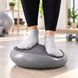 Балансировочная массажная подушка Feel Fit 34 см для фитнеса, йоги и пилатеса, до 120 кг Cерая MS 1651-2 фото 4