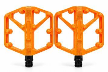 Нейлоновые велосипедные педали с шипами Feel Fit, 105&times;100 мм, 275 г платформенные педали для MTB, BMX Оранжевый 10103008 фото