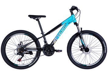 Велосипед ST 24'' SPACE MARS DD FR рама-11'' бирюзово-черный (матовый) 2025 OPS-SP-24-018 фото