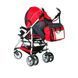 Універсальна дитяча коляска 2 в 1 NeoBaby NB702 Червоно-чорна NB702 фото 3