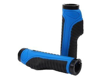 Грипсы с замком анатомические Feel Fit черно-синие BT-015 фото