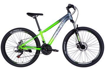 Велосипед ST 26'' SPACE MARS DD FR рама-13'' зелено-серебристый 2025 OPS-SP-26-037 фото