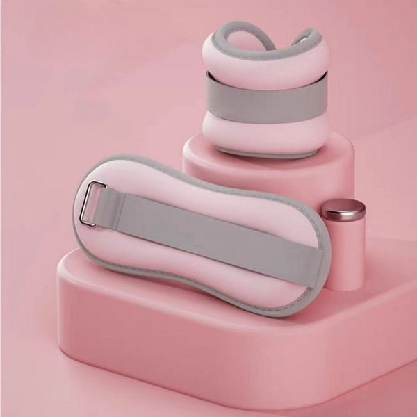Набір для фітнесу Обважнювачі 1 кг, гантелі 1 кг та підлокітники 2 шт Рожевий MS-0613-NB8 фото